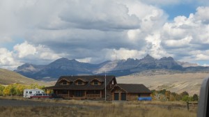 See the mountains in the distance. Topography's changing!